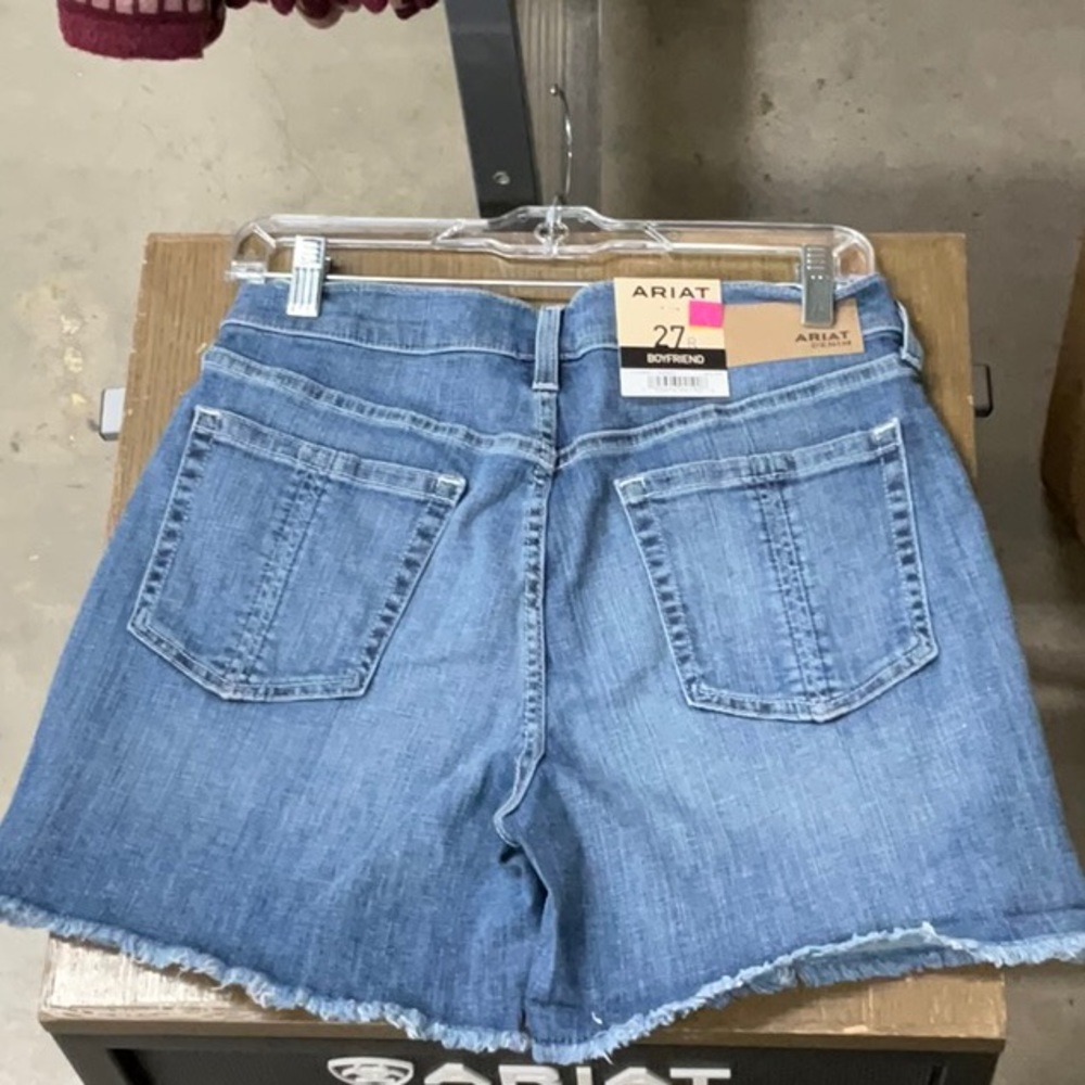 Ariat denim Jean shorts raw hem